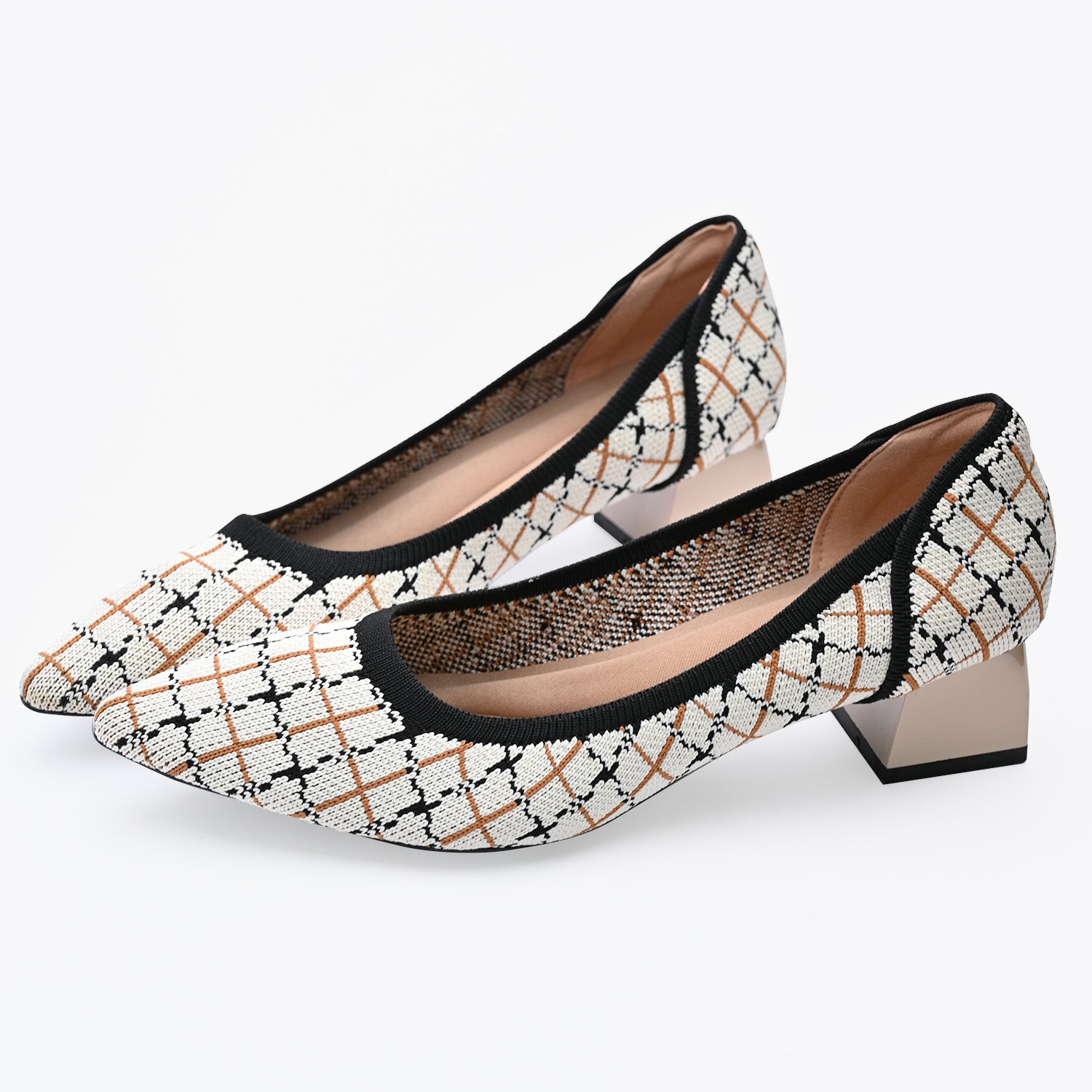 Chéquer - Block Heels - Black